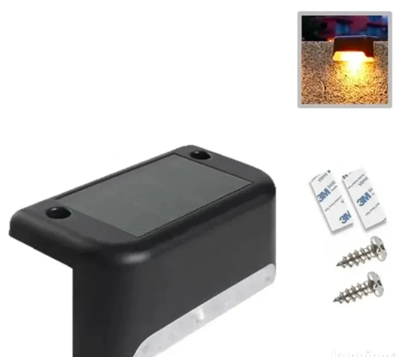Solarne LED lampe za stepenice – set 4 kom